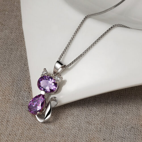 Collier en Argent & Améthyste