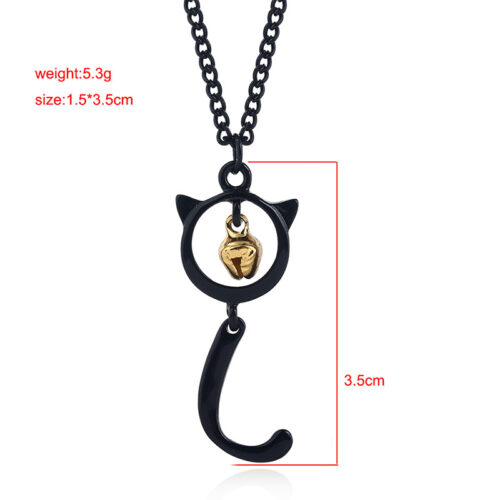 COLLIER EN FORME DE CHAT ET COCCINELLE