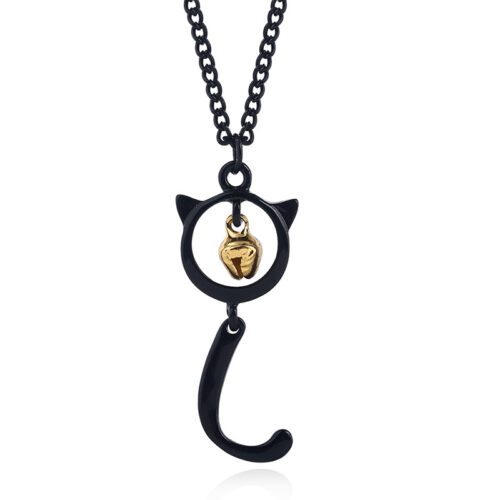 COLLIER EN FORME DE CHAT ET COCCINELLE