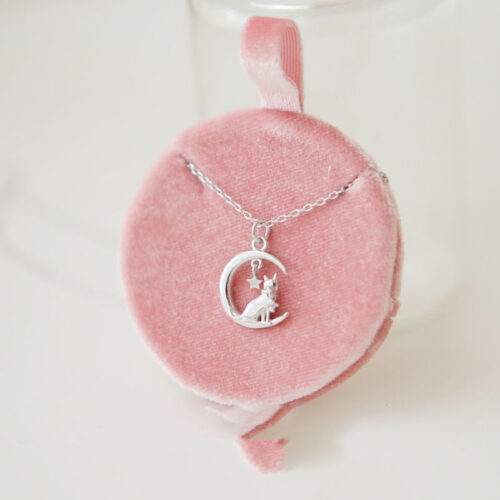 Collier Cat Moon en Zircone