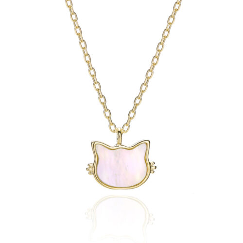 COLLIER ARGENT S925 CHAT MIGNON