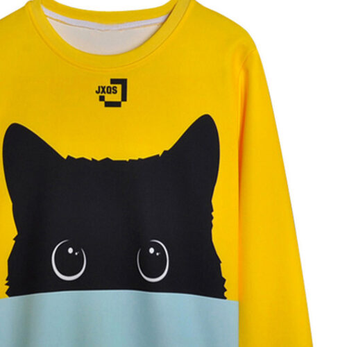 SWEAT TÊTE DE CHAT