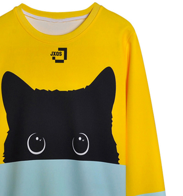 SWEAT TÊTE DE CHAT