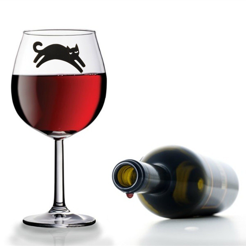 STICKERS POUR VERRE CHAT