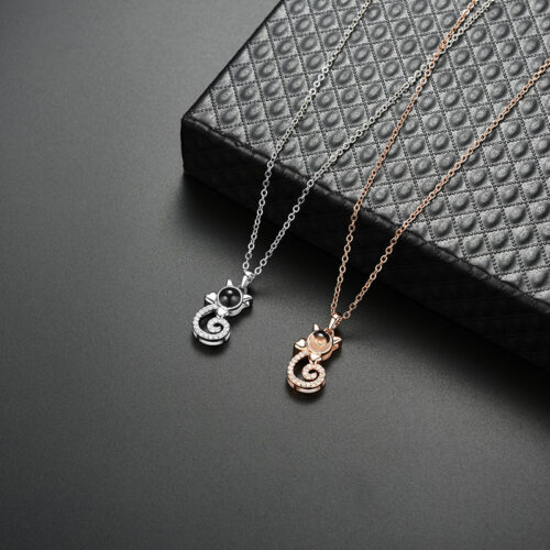 Collier Loupe Chat Cuivre