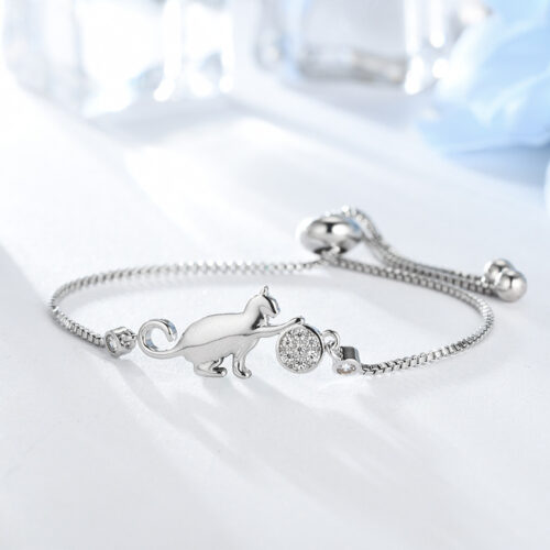 Bracelet ajustable chat