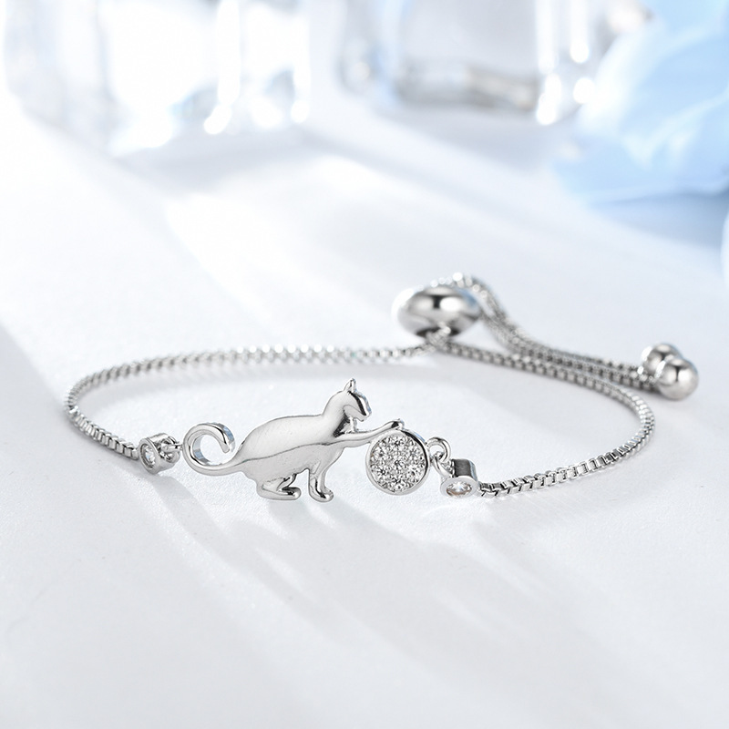 Bracelet ajustable chat