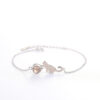 Bracelet simple de pierres de lune