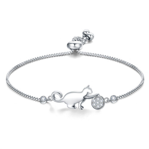 Bracelet ajustable chat