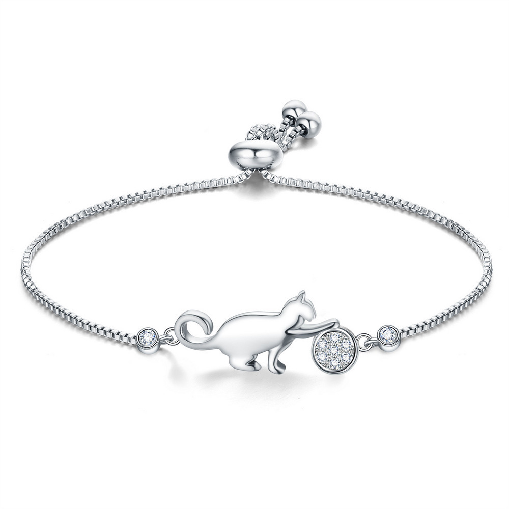 Bracelet ajustable chat