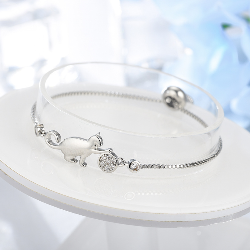 Bracelet ajustable chat