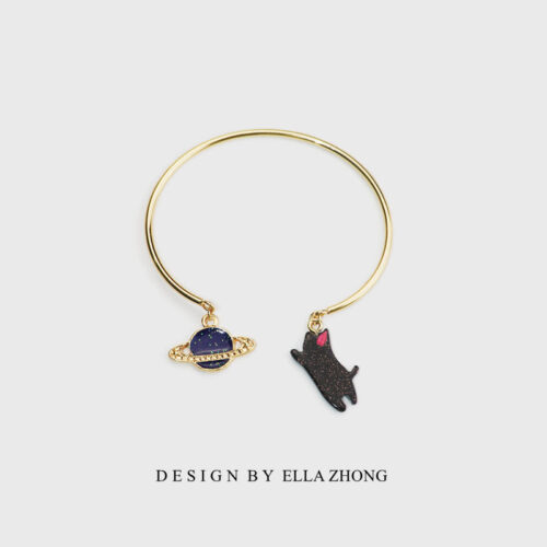 Bracelet Chat Astronaute