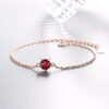 Bracelet Chat en Argent avec pierre
