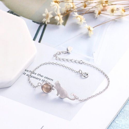 Bracelet simple de pierres de lune