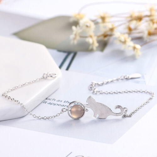 Bracelet simple de pierres de lune