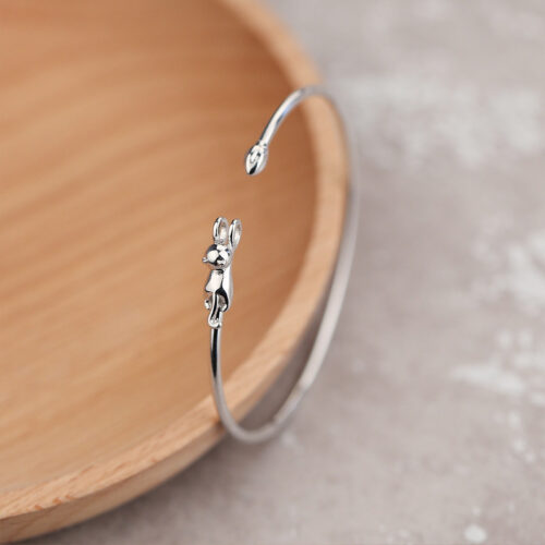 Bracelet mignon en argent S925 avec chat à la mode