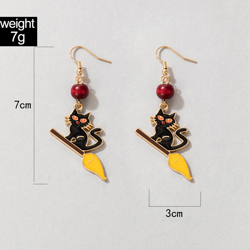 Boucles d’oreilles Halloween Magicienne