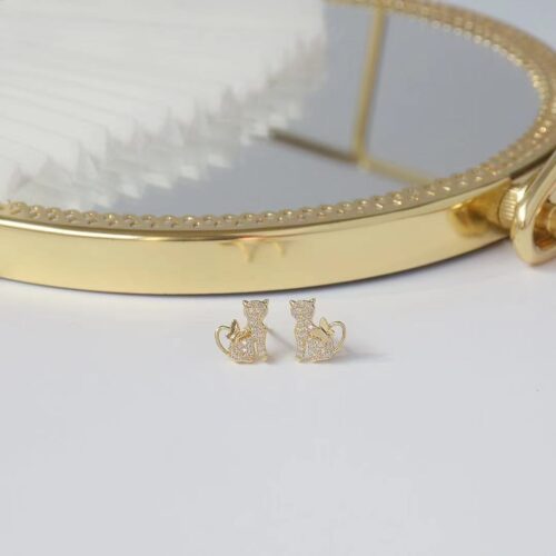 Boucles d’oreilles zircon micro incrusté