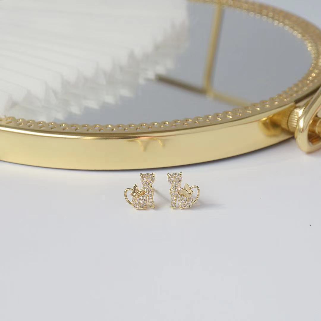 Boucles d’oreilles zircon micro incrusté