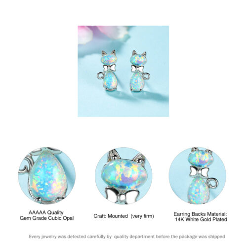 Boucles d’oreilles chat en Cuivre avec un nœud doux et charmant