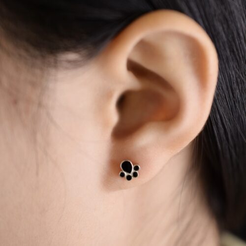 Boucles d’oreilles en argent 925 avec griffes de chat