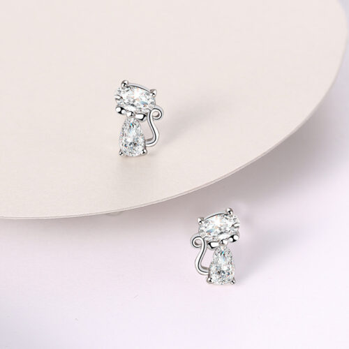 Boucles d’oreilles Chat