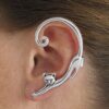 Boucle d’oreille unique en forme de chat