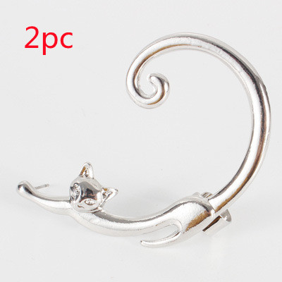 Boucle d’oreille unique en forme de chat