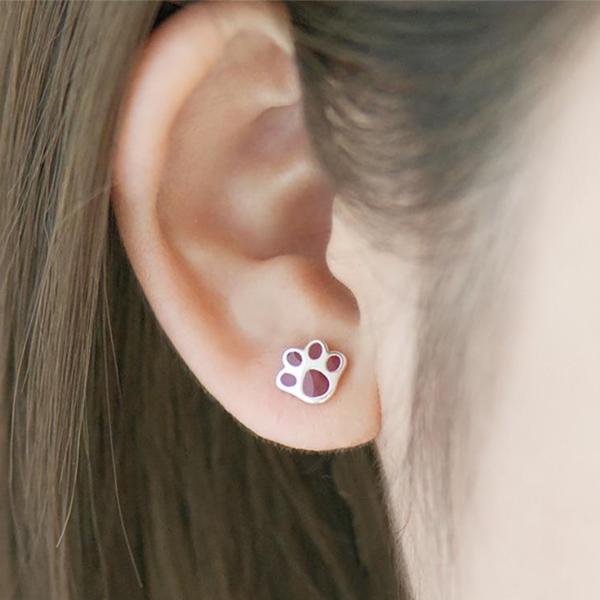Boucles d’oreilles en argent 925 avec griffes de chat