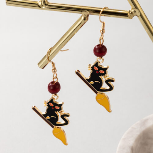 Boucles d’oreilles Halloween Magicienne
