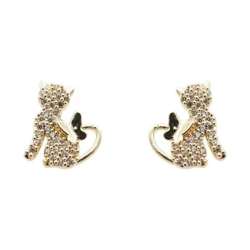 Boucles d’oreilles zircon micro incrusté