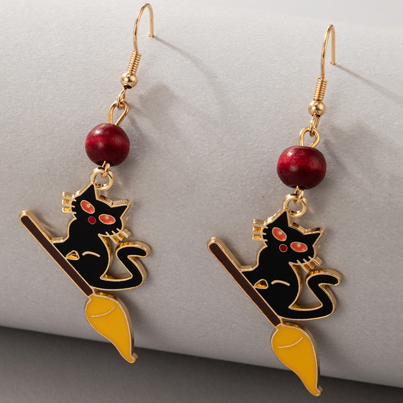 Boucles d’oreilles Halloween Magicienne