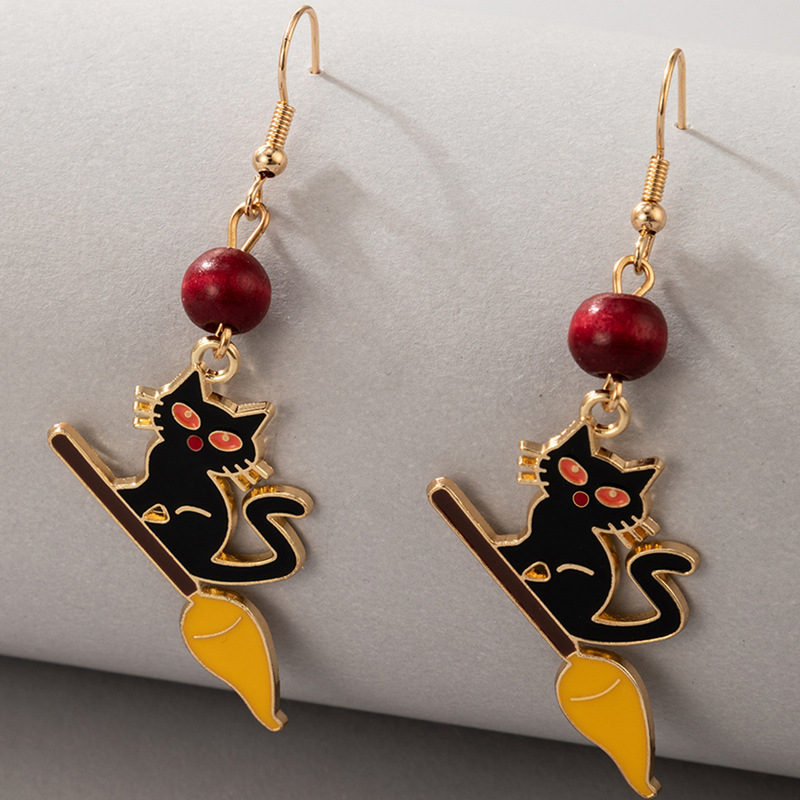 Boucles d’oreilles Halloween Magicienne