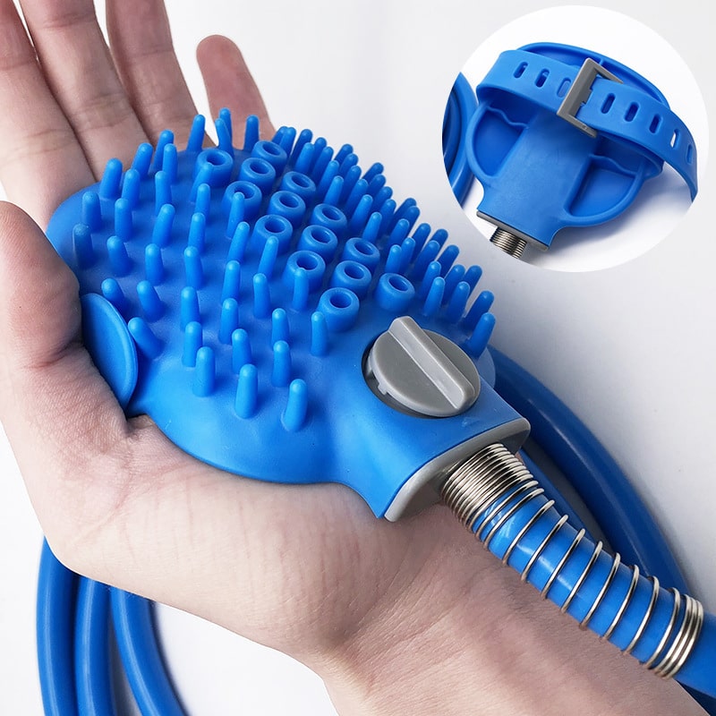 brosse de douche pour chat