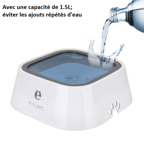 Gamelle eau anti-débordement 1.5L