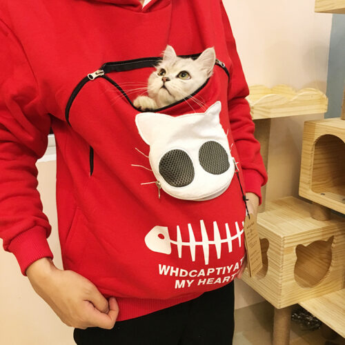 sweat porte chat