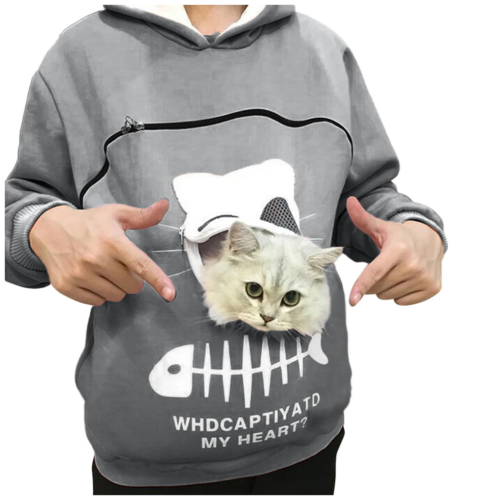 sweat porte chat