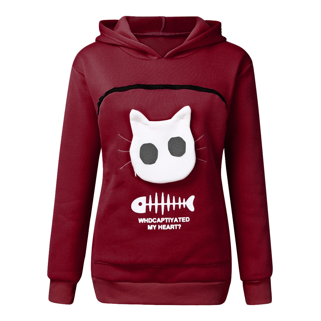 sweat porte chat