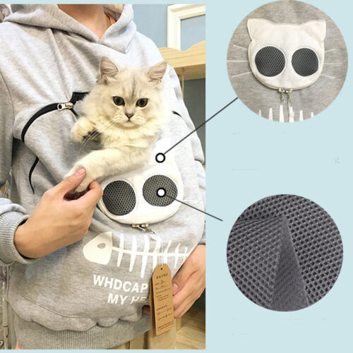 sweat porte chat