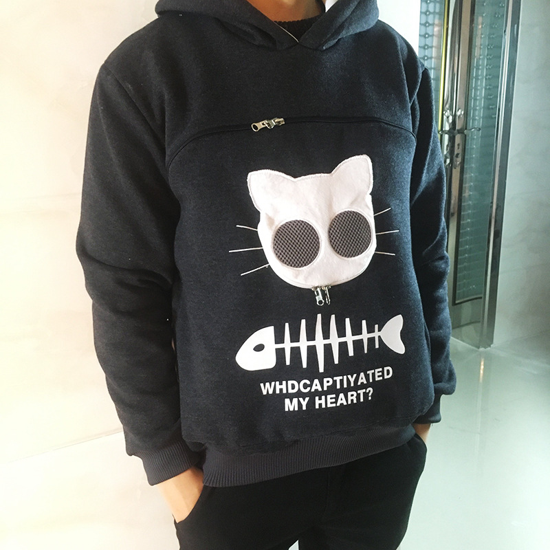 sweat porte chat