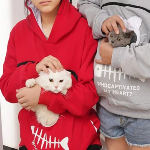 sweat porte chat