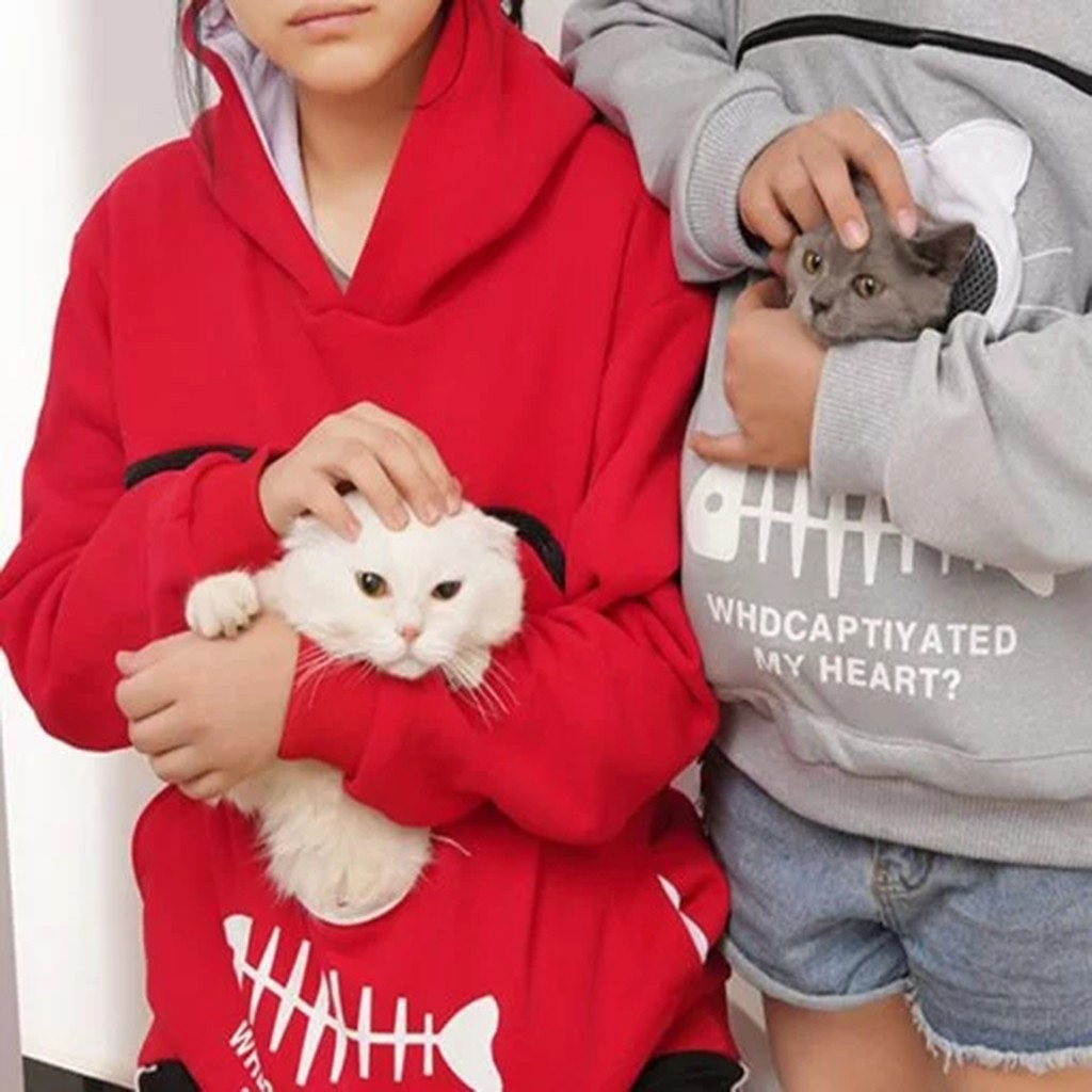sweat porte chat