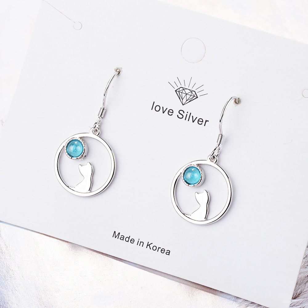 Boucles d'Oreilles Chat
