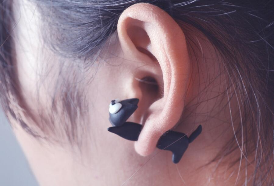 Boucles d'oreilles chat