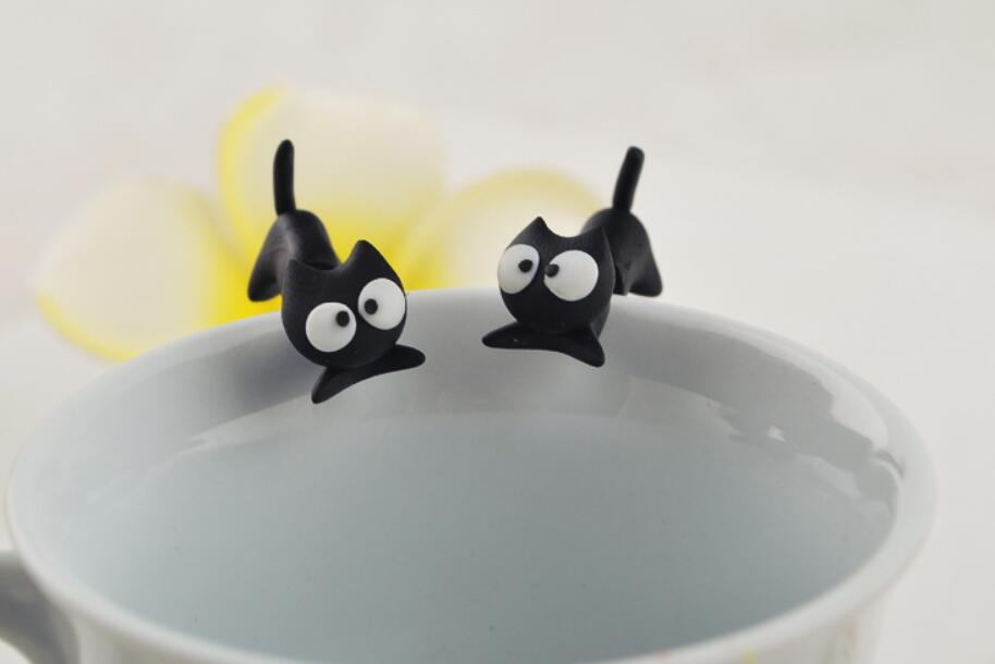 Boucles d'oreilles chat