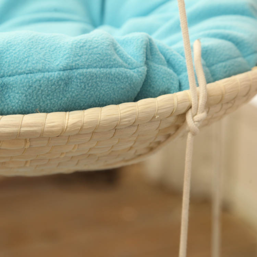 Hamac pour chat en paille